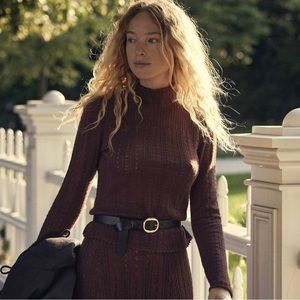 Minou Turtleneck in Antique Walnut
